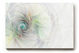 Sinus Art Wandbild 120x80cm Feines Wirbelmuster in Pastellfarben wie Mint, Rosé und Hellgrau – beruhigend und harmonisch