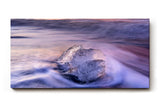 Sinus Art Wandbild 120x80cm Kristallklares Eis in kontrastreicher Flut – kraftvolle Komposition mit künstlerischem Charakter