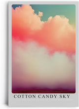 Paul Sinus Leinwandbild 80x120cm verträumte Wolkenformation in leuchtenden Pastelltönen, faszinierende Wandkunst mit surrealem Farbverlauf