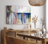 Paul Sinus Wandbild 120x80cm Abstrakte Farben Flecken Modern Kunstvoll Chaotisch