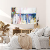 Paul Sinus Wandbild 120x80cm Abstrakte Farben Flecken Modern Kunstvoll Chaotisch