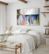 Paul Sinus Wandbild 120x80cm Abstrakte Farben Flecken Modern Kunstvoll Chaotisch