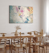 Paul Sinus Wandbild 120x80cm Abstrakte Farben Flecken Modern Kunstvoll Farbenfroh