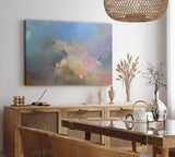 Paul Sinus Wandbild 120x80cm Abstrakte Farben Kunstvoll Struktur Modern Spachtel