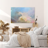 Paul Sinus Wandbild 120x80cm Abstrakte Farben Kunstvoll Struktur Modern Spachtel