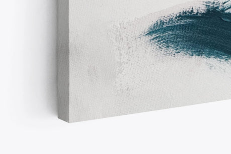 Paul Sinus Wandbild 120x80cm Abstrakte Farben Spachtelstruktur Modern Minimal