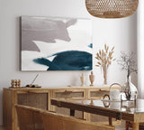 Paul Sinus Wandbild 120x80cm Abstrakte Farben Spachtelstruktur Modern Minimal