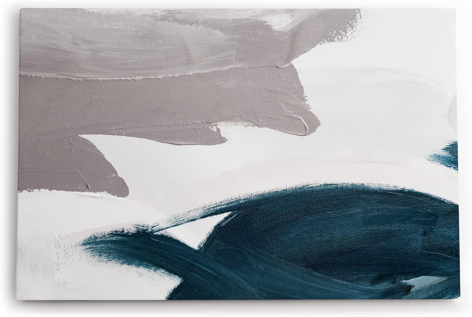 Paul Sinus Wandbild 120x80cm Abstrakte Farben Spachtelstruktur Modern Minimal