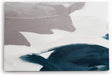Paul Sinus Wandbild 120x80cm Abstrakte Farben Spachtelstruktur Modern Minimal