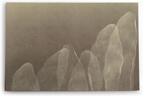 Wandbild 120x80cm Abstrakte Kunst Blüten Blütenblätter Braun Modern
