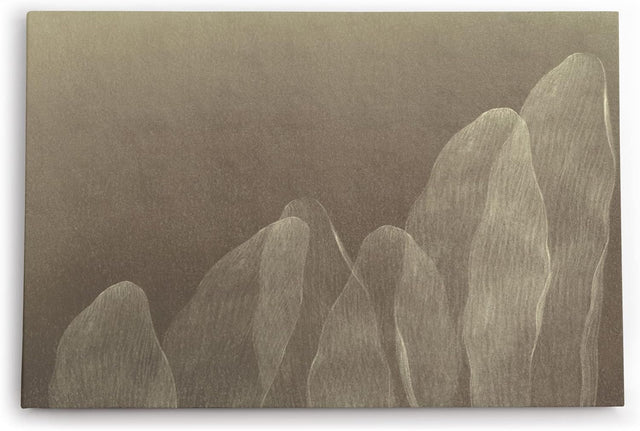 Wandbild 120x80cm Abstrakte Kunst Blüten Blütenblätter Braun Modern