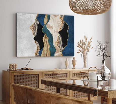 Wandbild 120x80cm Abstrakte Kunst Dekorativ Modern Muster