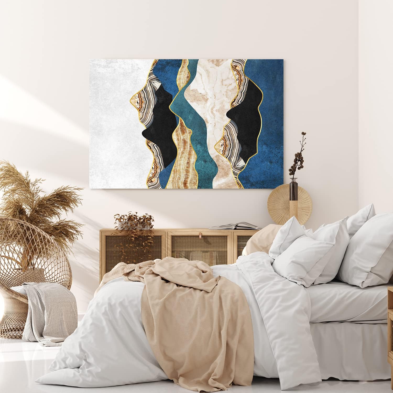 Wandbild 120x80cm Abstrakte Kunst Dekorativ Modern Muster