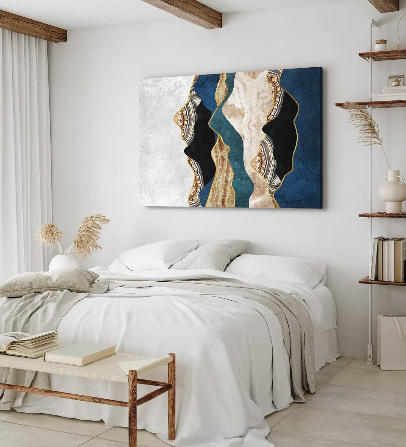 Wandbild 120x80cm Abstrakte Kunst Dekorativ Modern Muster