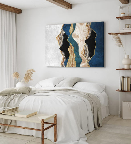 Wandbild 120x80cm Abstrakte Kunst Dekorativ Modern Muster
