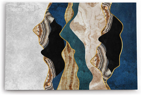 Wandbild 120x80cm Abstrakte Kunst Dekorativ Modern Muster