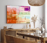 Wandbild 120x80cm Abstrakte Kunst Geometrisch Dekorativ Modern