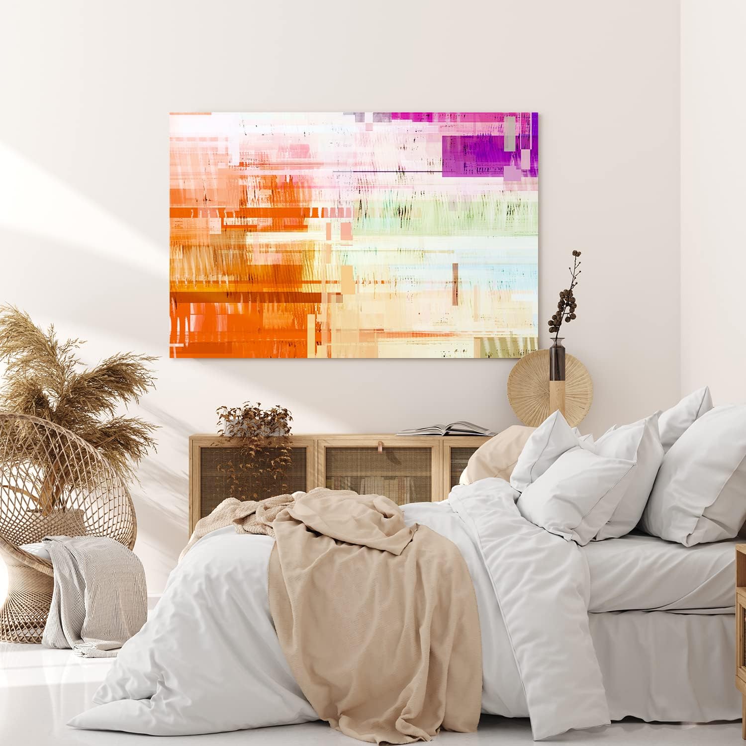 Wandbild 120x80cm Abstrakte Kunst Geometrisch Dekorativ Modern