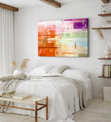 Wandbild 120x80cm Abstrakte Kunst Geometrisch Dekorativ Modern