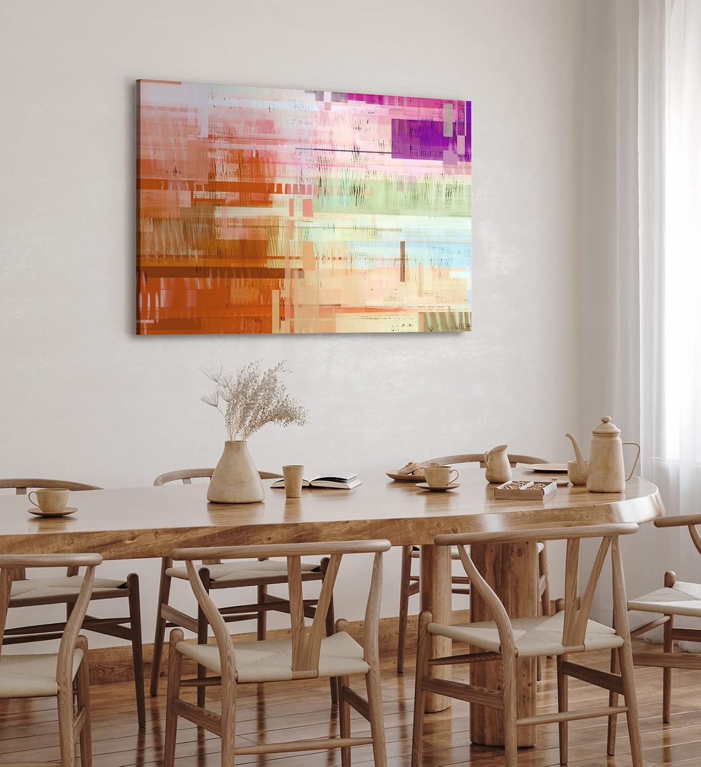 Wandbild 120x80cm Abstrakte Kunst Geometrisch Dekorativ Modern