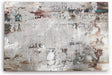 Wandbild 120x80cm Abstrakte Kunst Rost Metall Kratzer Modern