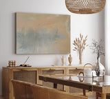 Paul Sinus Wandbild 120x80cm Abstrakte Struktur Beige Farbe Modern Kunstvoll