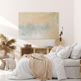 Paul Sinus Wandbild 120x80cm Abstrakte Struktur Beige Farbe Modern Kunstvoll