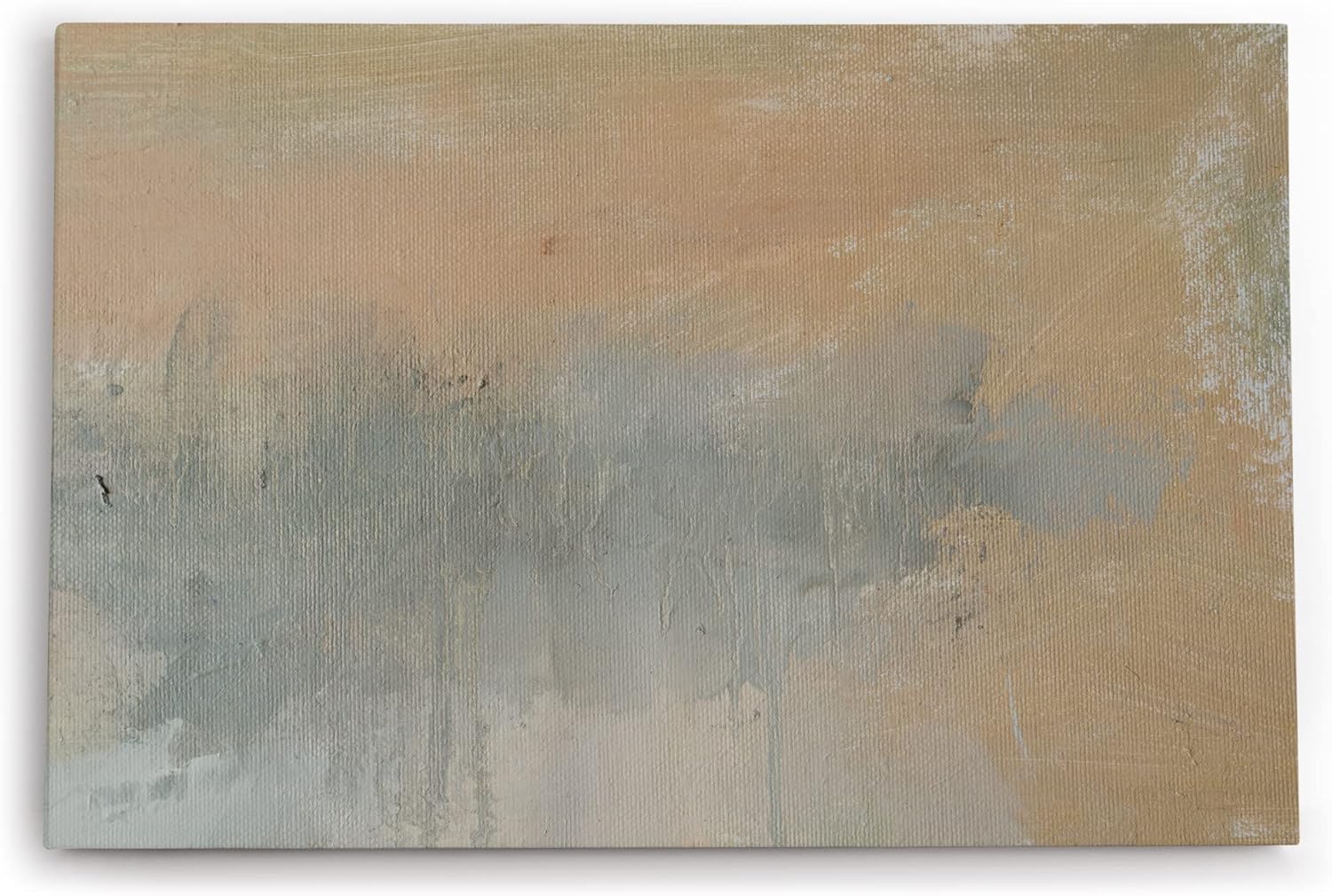 Paul Sinus Wandbild 120x80cm Abstrakte Struktur Beige Farbe Modern Kunstvoll