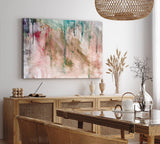 Paul Sinus Wandbild 120x80cm Abstrakte Struktur Kunstvoll Modern Farben Beige