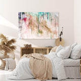 Paul Sinus Wandbild 120x80cm Abstrakte Struktur Kunstvoll Modern Farben Beige