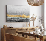 Paul Sinus Wandbild 120x80cm Abstrakte Struktur Risse Kratzer alte Farben Modern