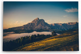 Paul Sinus Wandbild 120x80cm Alpen Berge Berglandschaft Himmel See Berggipfel