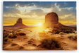 Wandbild 120x80cm Arizona USA Sonnenuntergang Three Sisters Valley Drive
