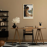 Paul Sinus Leinwandbild 80x120cm Leinwandbild Dresden Journey Nostalgie Romantik Elbe Zugreise Stadtblick Vintage Ästhetik Reise Sehnsucht Architektur