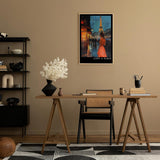 Paul Sinus Leinwandbild 40x60cm Leinwandbild Lost in Paris romantische Kunst urbane Eleganz nächtliche Atmosphäre Eiffelturm stilvolle Ästhetik