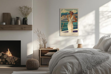 Paul Sinus Leinwandbild 40x60cm Leinwandbild Monte Carlo luxuriöse Eleganz mediterraner Glamour stilvolle Ästhetik Yachthafen exklusive Lebensart