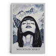Paul Sinus Leinwandbild 40x60cm Leinwandbild Mountain Spirit moderne Kunst kraftvolle Ästhetik monochrome Eleganz Ausdrucksstärke Berglandschaft