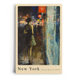 Paul Sinus Leinwandbild 60x90cm Leinwandbild New York City Nachtleben urbane Eleganz moderne Kunst geheimnisvolle Atmosphäre Lichter der Stadt