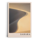 Paul Sinus Leinwandbild 60x90cm Leinwandbild Sahara Wüste Sanddüne Natur Minimalismus Landschaft Licht und Schatten Fotografie Eleganz Stille Reise