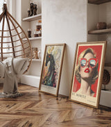 Paul Sinus Leinwandbild 60x90cm Leinwandbild St. Moritz Retro Kunst Alpen Eleganz moderne Ästhetik stilvolle Fashion Ikone Schweizer Luxus