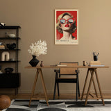 Paul Sinus Leinwandbild 60x90cm Leinwandbild St. Moritz Retro Kunst Alpen Eleganz moderne Ästhetik stilvolle Fashion Ikone Schweizer Luxus