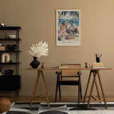 Paul Sinus Leinwandbild 40x60cm Leinwandbild Tropical Romance Retro Strand Nostalgie Sommer Liebe exotische Idylle stilvolle Kunst tropische Ästhetik