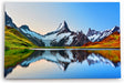 Paul Sinus Wandbild 120x80cm Bachalpsee Schweiz Alpensee See Landschaft Berggipfel