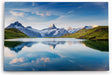 Paul Sinus Wandbild 120x80cm Bachalpsee Schweiz Alpensee See Landschaft Berggipfel