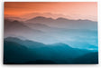 Paul Sinus Wandbild 120x80cm Berge Gebirge Bergkette Himmel Wolken