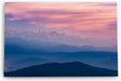 Paul Sinus Wandbild 120x80cm Berge Gebirge Bergkette Himmel Wolken Sonnenuntergang