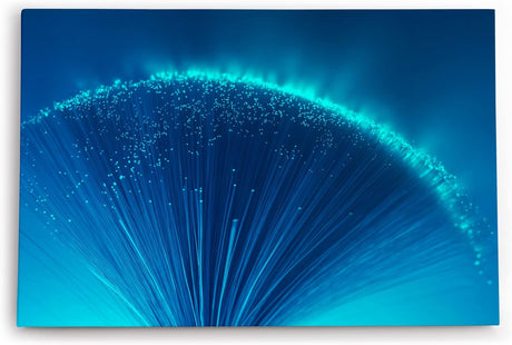 Paul Sinus Wandbild 120x80cm Blaues Bild Kunstvoll Fotokunst