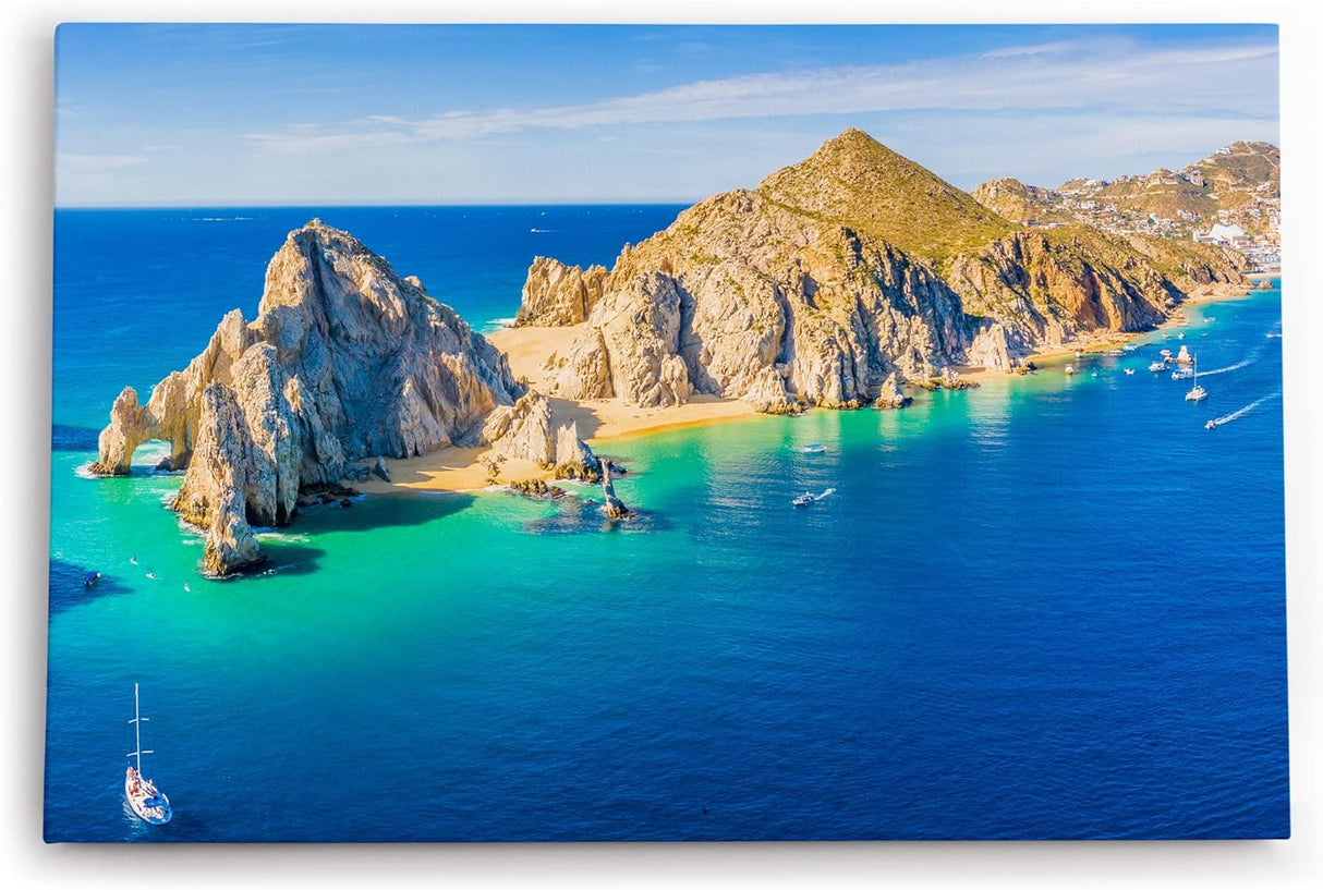Paul Sinus Wandbild 120x80cm Cabo San Lucas Mexiko Meer Küste Felsen