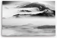 Paul Sinus Wandbild 120x80cm Chinesisch Berglandschaft Berge Fluss Nebel Schwarz Weiß