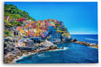 Paul Sinus Wandbild 120x80cm Cinque Terre italienischen Riviera Manarola Mittelmeer Küstendorf